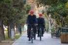 دوچرخه‌سواری حناچی در  سه‌شنبه‌های بدون خودرو 